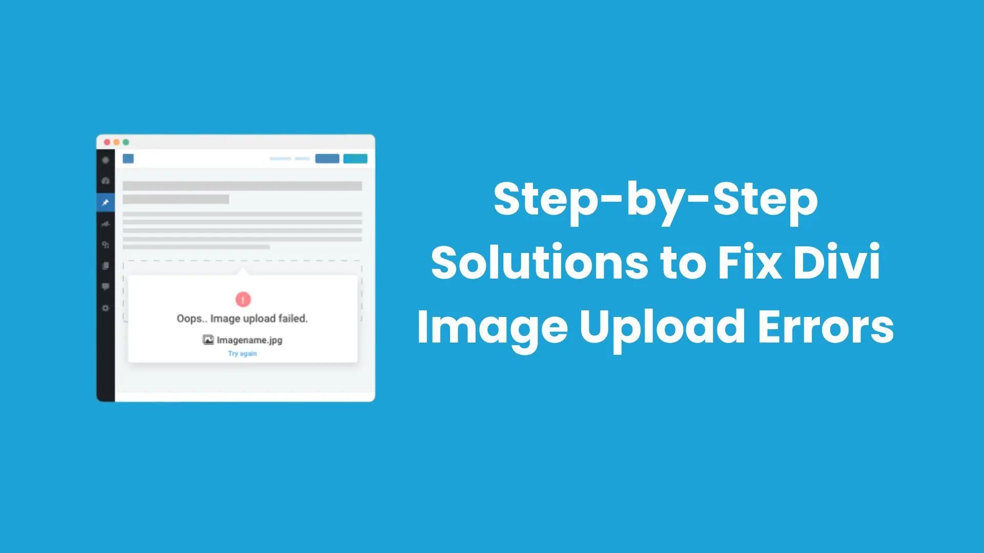 Step-by-Step Solutions to Fix Divi Image Upload Errors